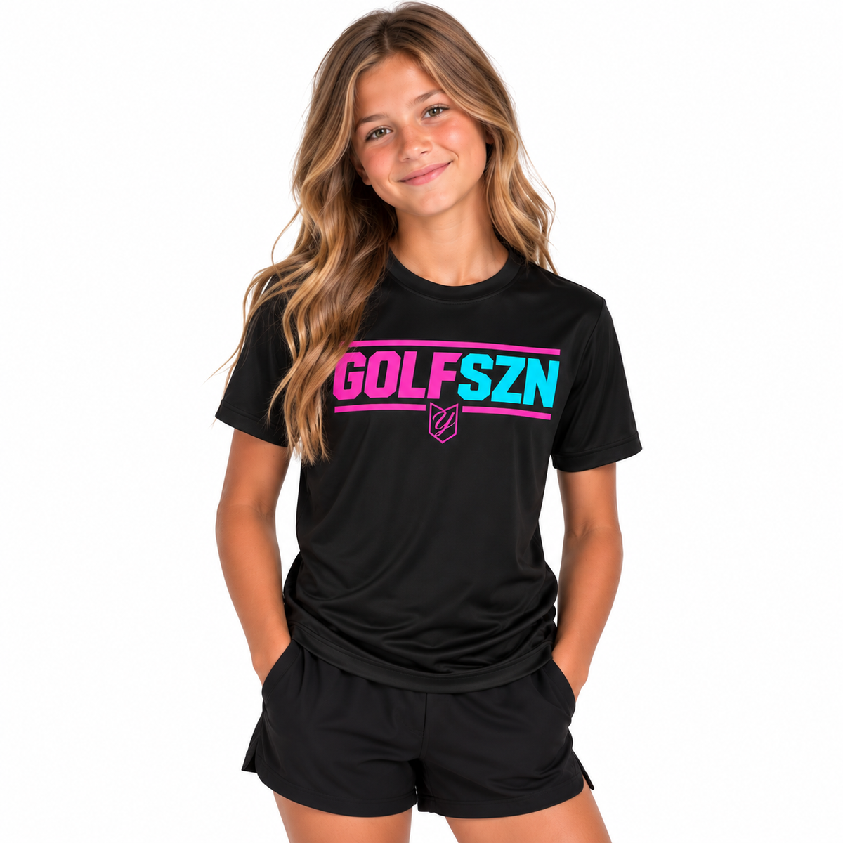 Girls "GOLFSZN" Dri-fit Tee