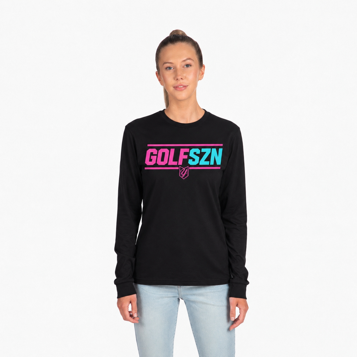 Women "GOLFSZN" Long Sleeve Tee