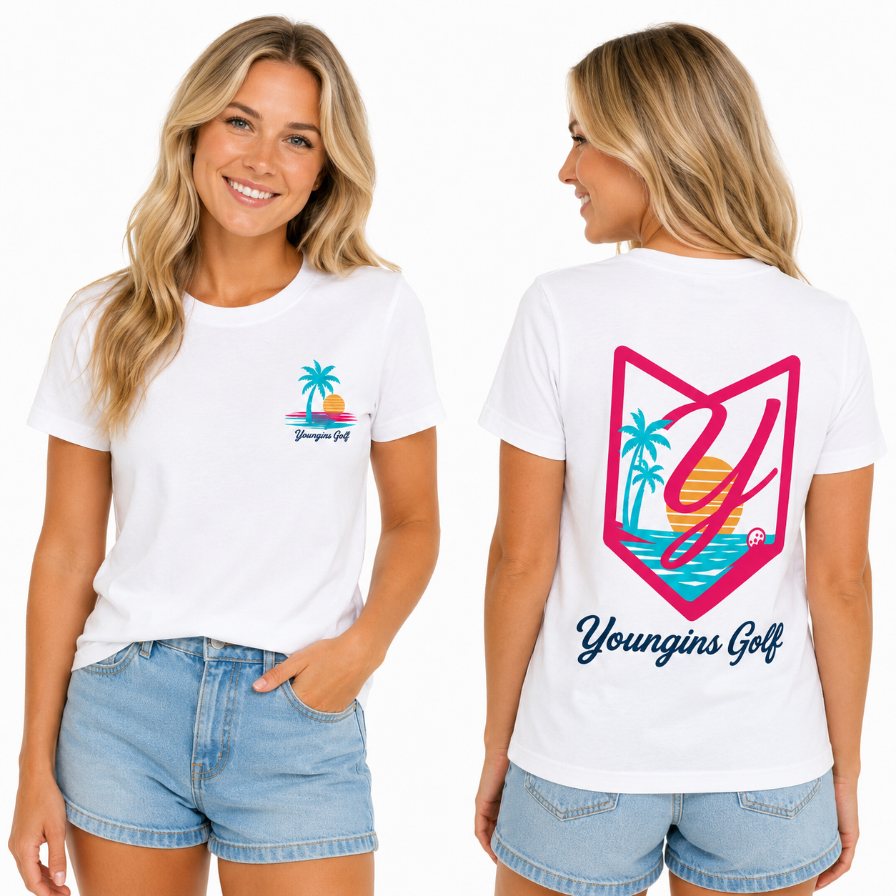 Women Miami Sunrise Tee