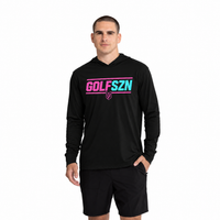 Men's "GOLFSZN" Hooded Long Sleeve Tee