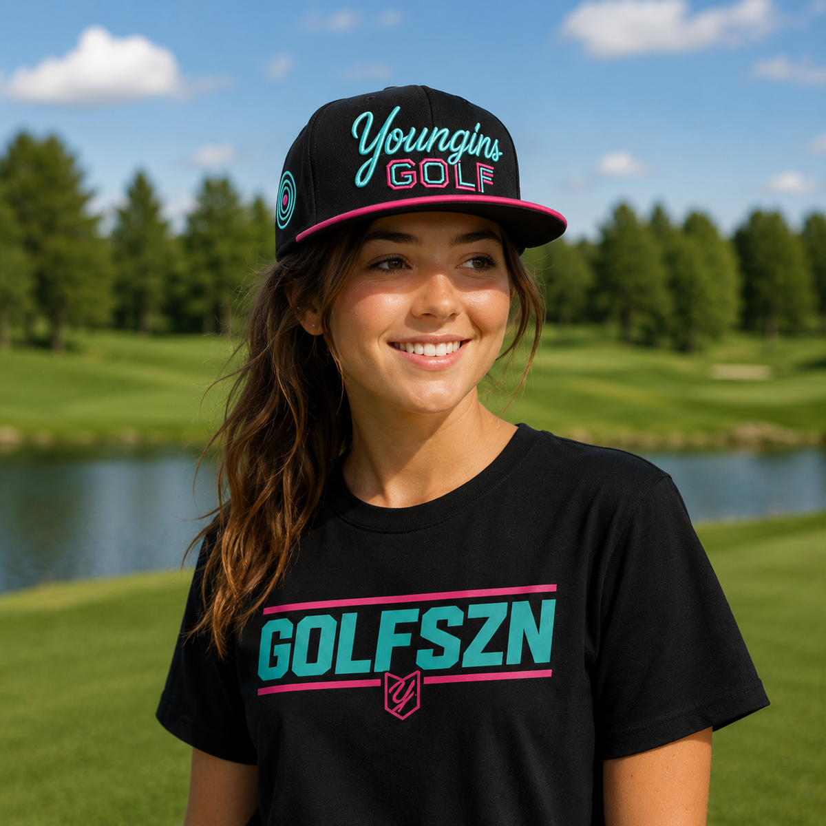 GIRLS Youngins Golf "Retro" Hat