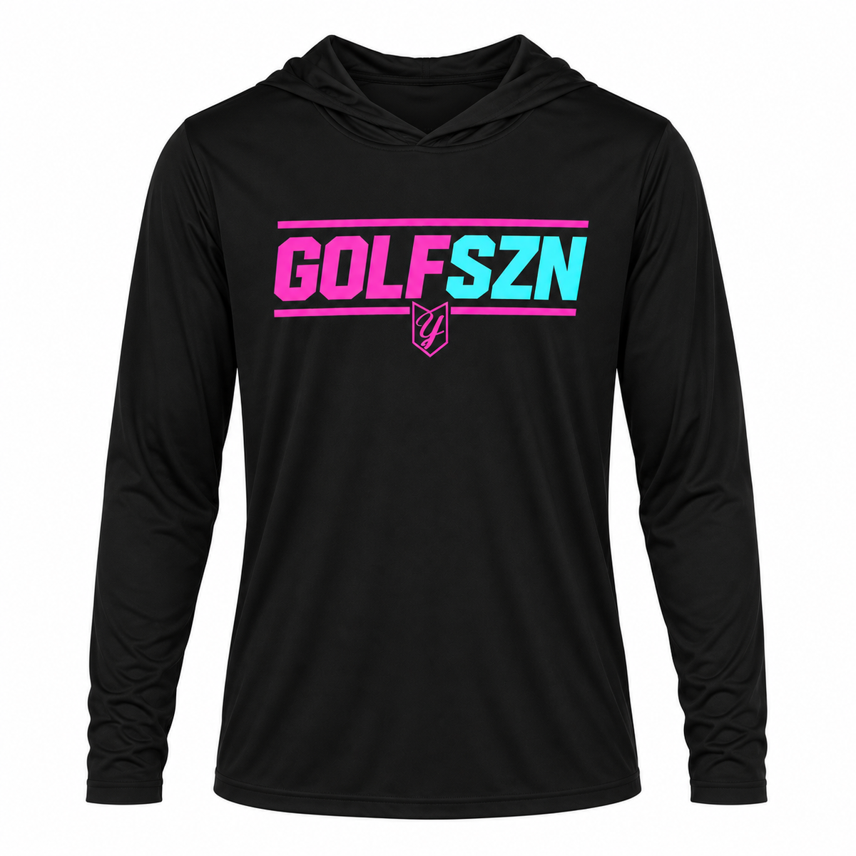 Men's "GOLFSZN" Hooded Long Sleeve Tee