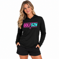 Women's "GolfSZN" Hooded Long Sleeve Tee